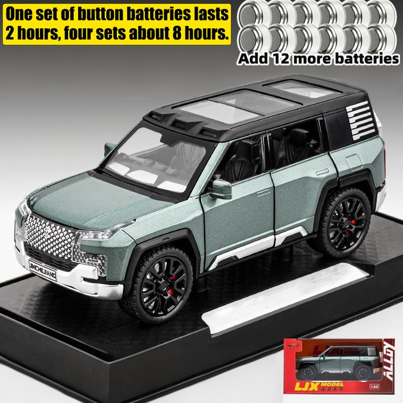 1/32 BYD Look Up U8 Metalowy Model Diecast Samochód Metal Dźwięk i Światło Symulacja Klasyczna Kolekcja Ozdoby do Ekspozycji Prezent Urodzinowy