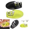 Grinder Knife Scissors Stone Steel Mini 2 Stage Double Groove Rod Sharpener Grindstone