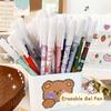 Erasable Gel Pen Cute Cartoon Pattern 0.5 Mm. 12 Pieces