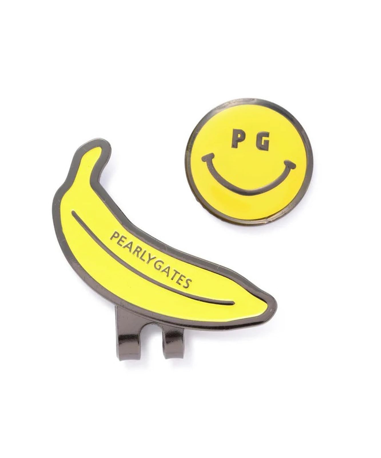 

PEARLY GATES Golf Magnet (Banana x Smiley Face) Marker, Yellow, FR, 053-5184403, 060