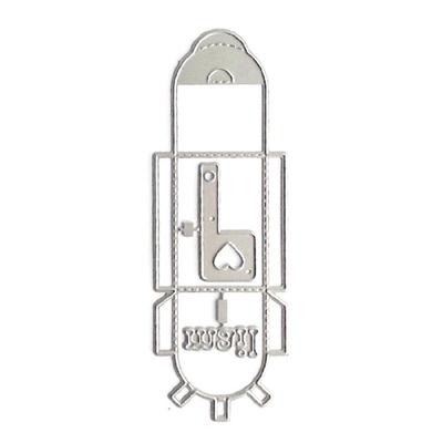 Metal Die Cuts Embossing Stencils 3D Stereo Mailbox Box Cutting Dies Stencils for Scrapbooking Album Photo Decorations