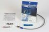 SWAGE LINE NS-1 91-99 STR048 Rear Brake Hose Kit, Stainless Steel, Clear Hose