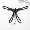 Sexy Panties Women's Hollow Embroidery Sexy Thong Pearl Massage Crotch Panties Ladies Thong