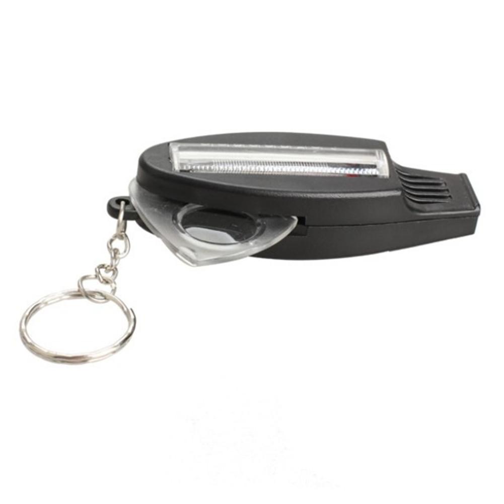 4 In 1 Outdoor Emergency Whistle Compass Magnifier Thermometer Survival Kits