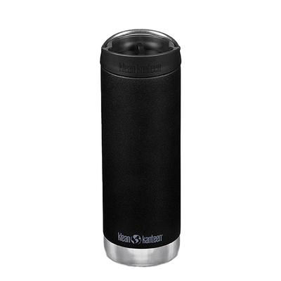 Klean Kanteen TK Wide Mug with Cafe 16oz 1008352 Cap, Black, (473ml),