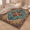 Home Persian Style Area Rug High Abstract Flower Art Carpets for Living Room Bedroom Anti-Slip Floor Mat Kitchen Tapetes De Sala