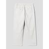 8SECONDS Cotton Spandex Semi-Wide Fit Elastic Waist Pants Ivory
