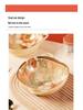 Jasmine 8-Inch Double-Ear Ceramic Bowl – Japanese Style Soup, Salad, or Fruit Bowl with Creative Underglaze Design