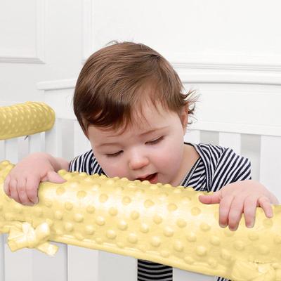 3Pcs Crib Rail Cover Soft Crib Rail Edge Protector Anti-Collision Teething Strip Universal Baby Crib Corner Guard Safety Bumper