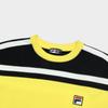 FILA Archive Color Block Casual Pullover Sweater Men sweater Light-Yellow F11M349403F-YE