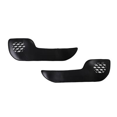YOURS 90 Series Noah/Voxy Door Trim Guards (2-Piece Set) [Carbon-Look Fabric] [Black Thread] Kick Guard Design, Sewn In Japan, Prevents Scratches and