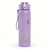 1PC Christ Faith Vintage Letter Print 750ml Color Plastic Sports Water Bottle Leakproof Flip Straw Lid Suitable for Sports Office Home Use