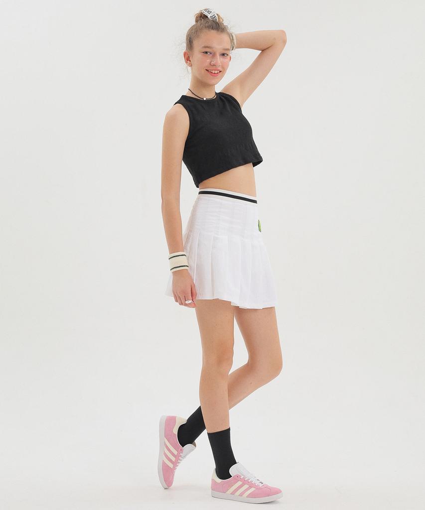 Jun Jun Space Tennis Skirt_White
