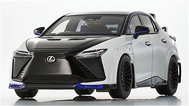 Kyosho Original 1/43 LEXUS RZ600e F SPORT Performance, Black & HAKUGIN II (Silver II), Finished Model, KS03945H2