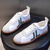 Leather 2026 Spring Little White Shoes Flat Shoes Forrest Gump Single Shoes Comfortable Moral Training Shoes Tide