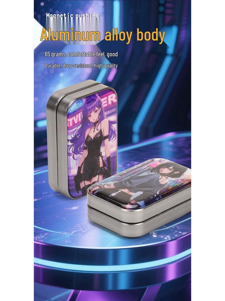 Aluminum EDC Push Card Fidget Toy