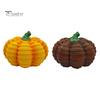 Small Autumn Window Accents Handmade Resin Pumpkin Figurine Halloween Decor, Simulated Knit Tabletop Statue, Soft Texture Decor Mini Fall Holiday