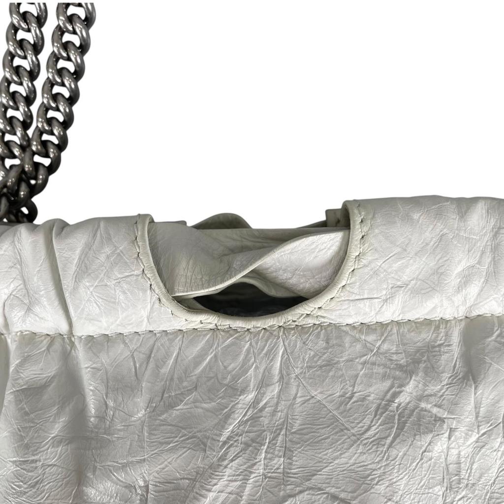 Balenciaga Crash XS 781796 Handbag White Women Used