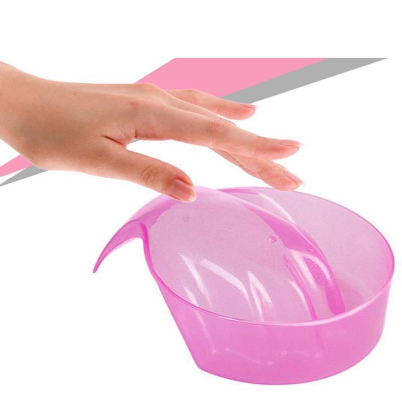 Nail Art Hand Wash Remover Soak Bowl Diy Salon Spa Bath Palm Rest Nail Supplies