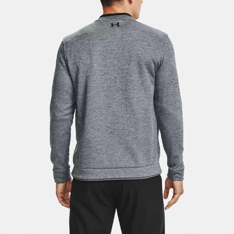 Under Armour Fleece Casual Crew Neck Sweatshirt Men Tops Gray 1360503-012