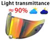 Rpha11 Helmet Visor Face Shield for HJC HJ26 Rpha 70 St Dustproof Windproof Sunscreen Shield Electroplated Visor Film Anti Fog