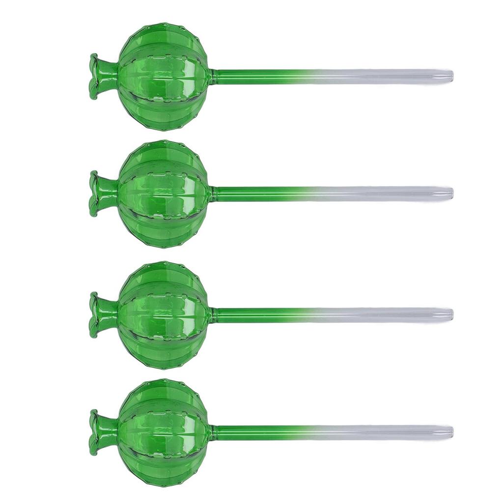 4pcs Self Watering Flower Globes Decorative Automatic Plants Watering Bulbs with Stopper for Indoor