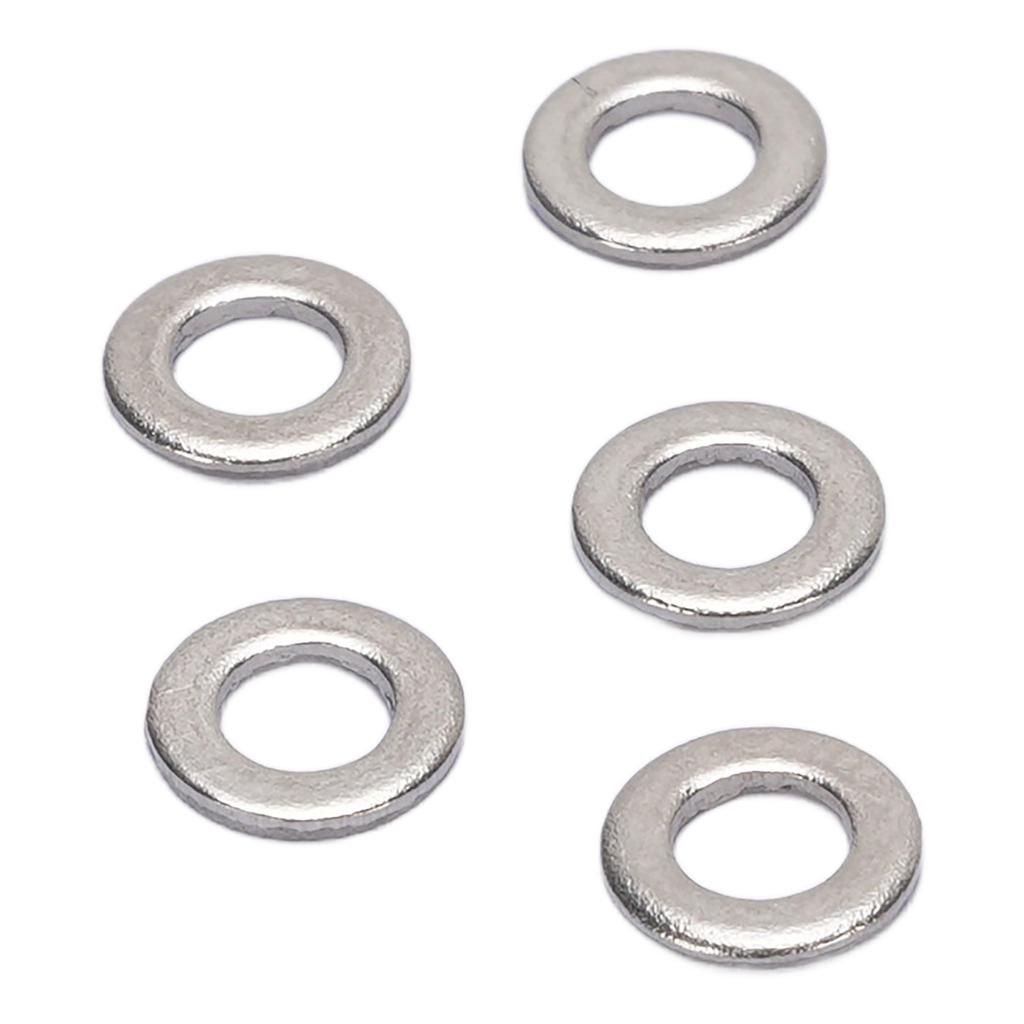 500 Pcs Stainless Steel Flat Washers 3x6x0.5mm Flat Washer Set for M2 and M2.5 Screws