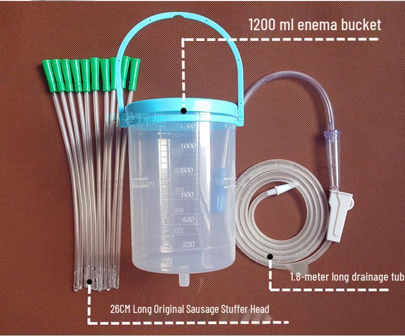 Ball Enema Irrigator Douche - Intimate SM Toys for Colon & Vaginal Cleansing