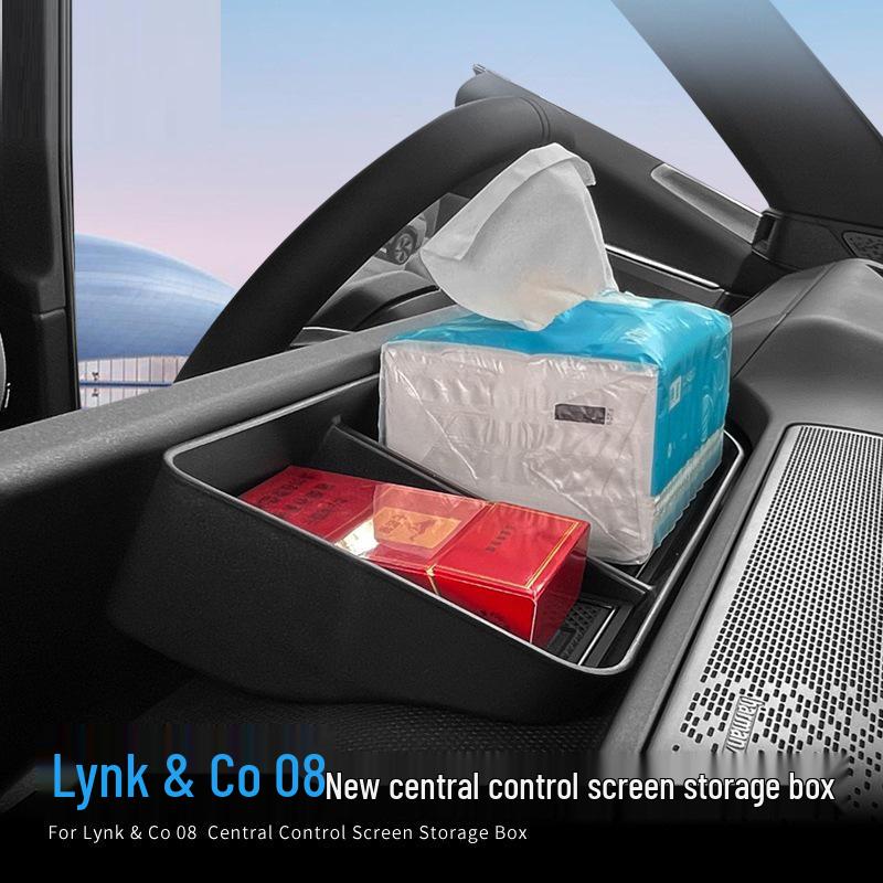 Lynk&Co 08 Control Screen Organizer: Car Storage Box for Models 23-25