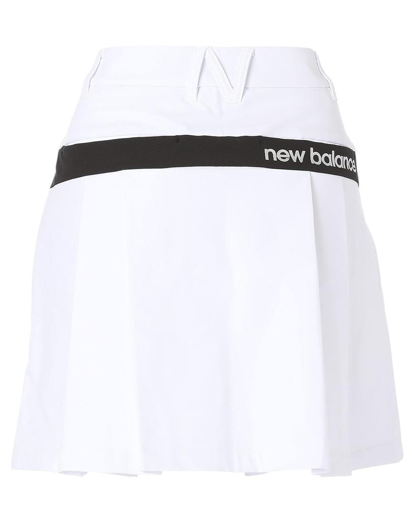 New Balance Pleated Skirt for Golf Women's Water-Repellent (4-Way Stretch) (012-5234502 030, White)