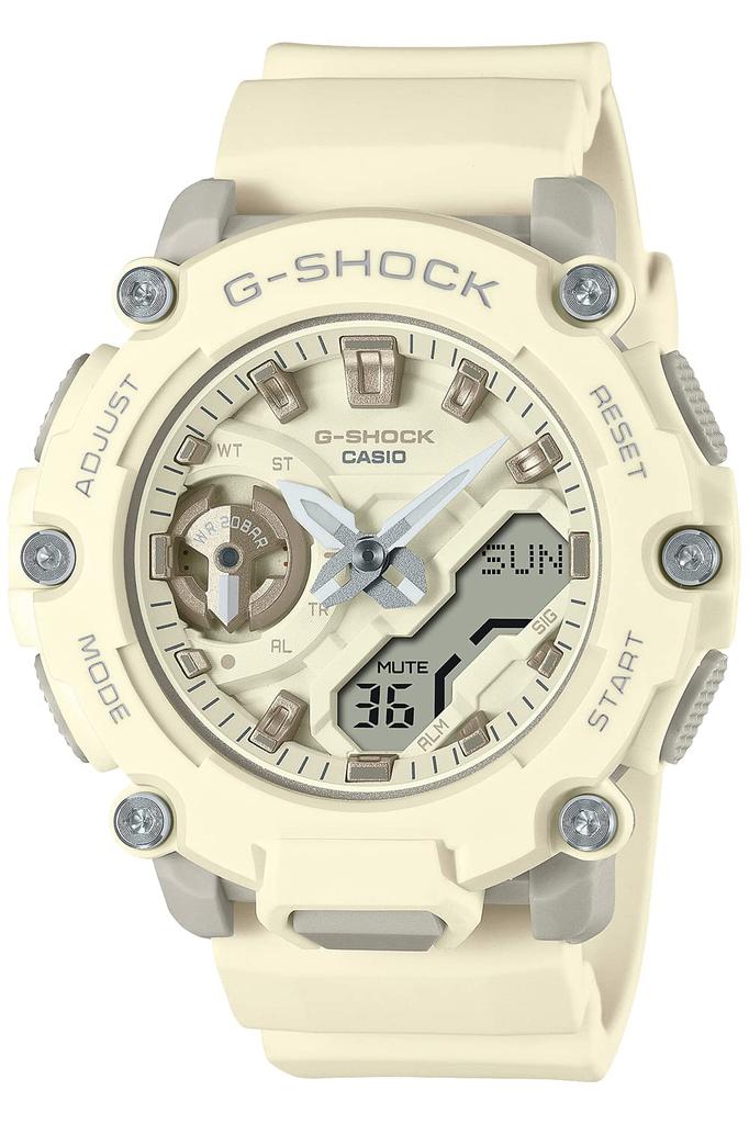 Casio Model White G-Shock Watch, Mid-Size GMA-S2200-7AJF,