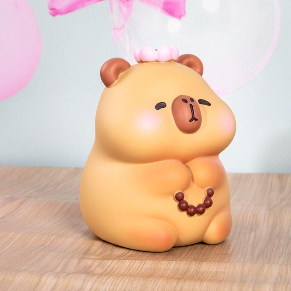 Model Kid Money Bank Large Capacity Capybara Money Organizer Jar Money Storage Pot  Kid Toy