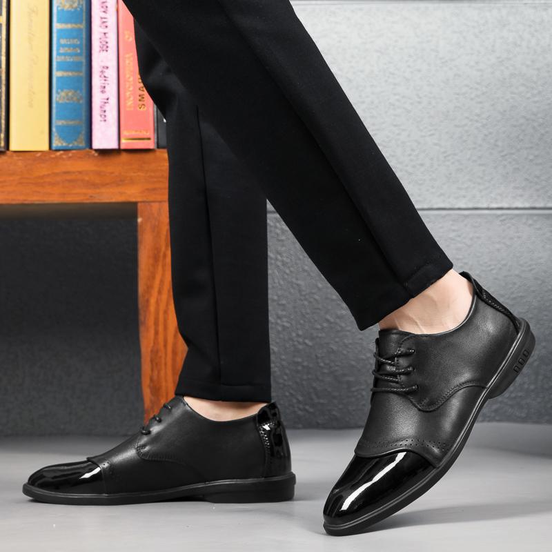 Male Shoes  Fashion Spring Autumn Leisure Office Footwear Mens Shoes Luxury Genuine Leather Men Casual Oxford Shoes Big Size