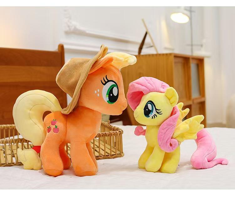 Little Pony Cute Plush Toy - Adorable Pet Pony Figure Cushion, Perfect Gift for Children's Birthdays