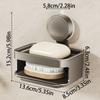 Detachable Self Draining Soap Holder Wall Mounted Soap Drain Box Soap Sponge Storage Rack  Toilet