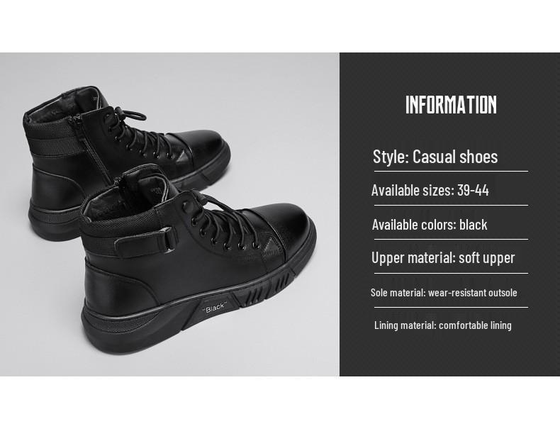 2025 Men's Spring Martin Boots: Lightweight Outdoor British Style Casual Short Boots