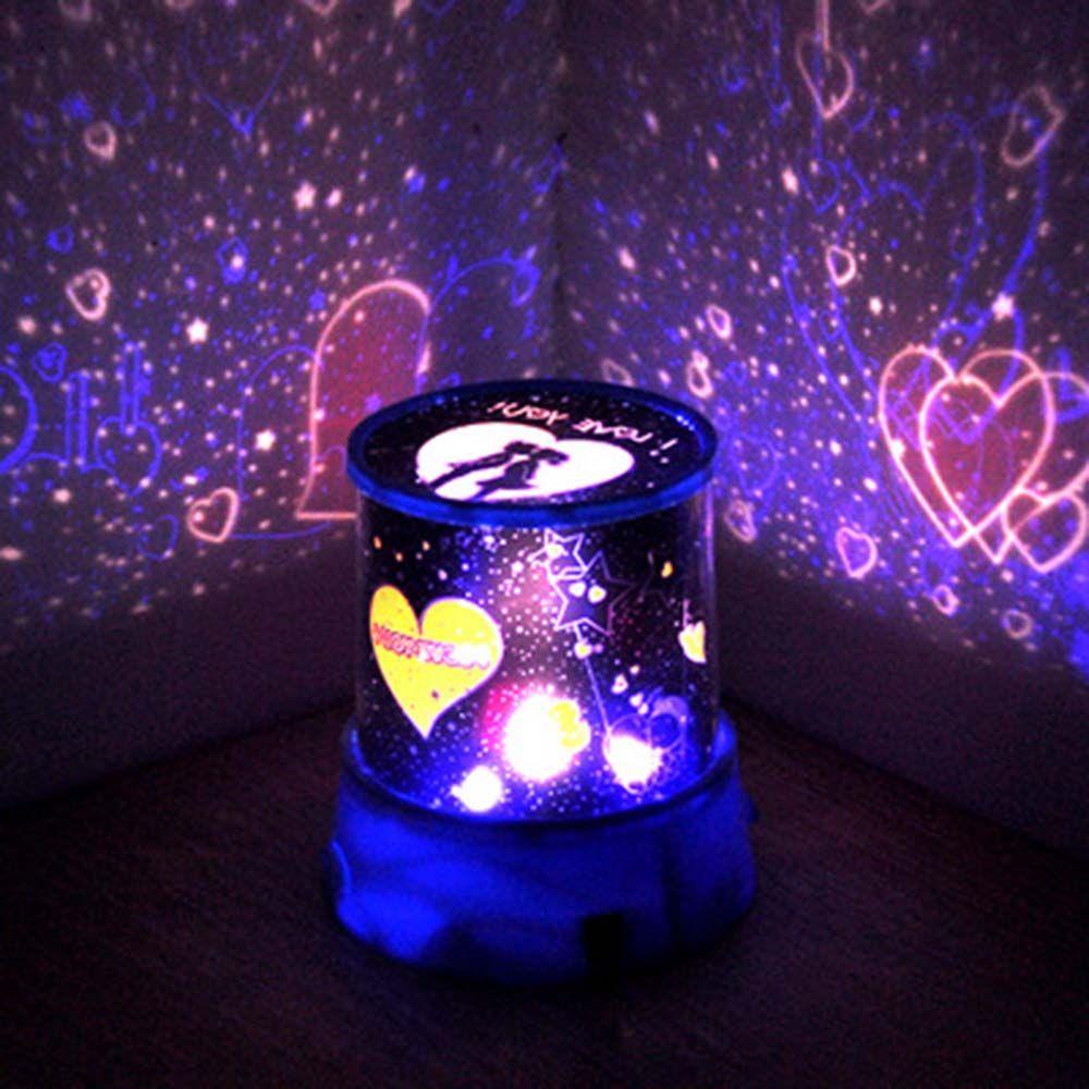 Starry sky Rotating Valentine's Day Table Lamps Indoor Lighting Projector Lamp Star Projector Night Lights LED Galaxy Light