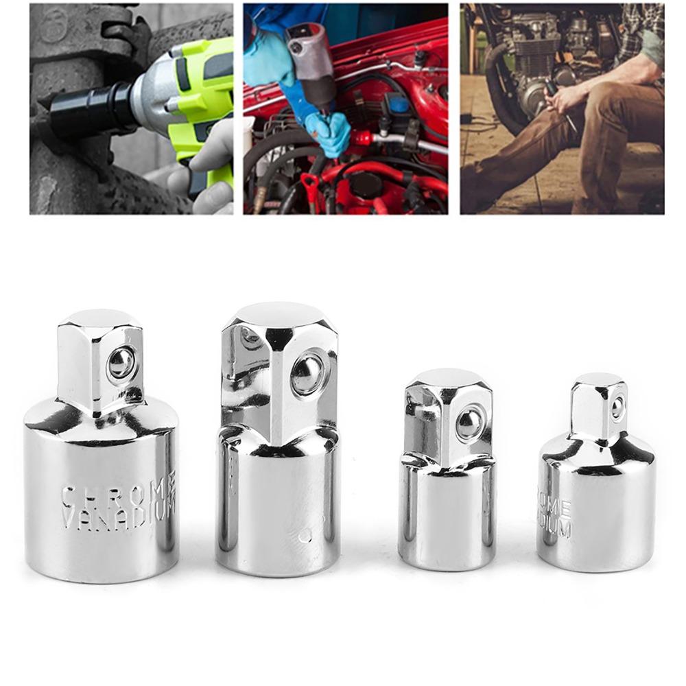 4PCS Chrome Vanadium Steel Impact Socket Adapter Socket Conversion Kit  Maintenance Technician