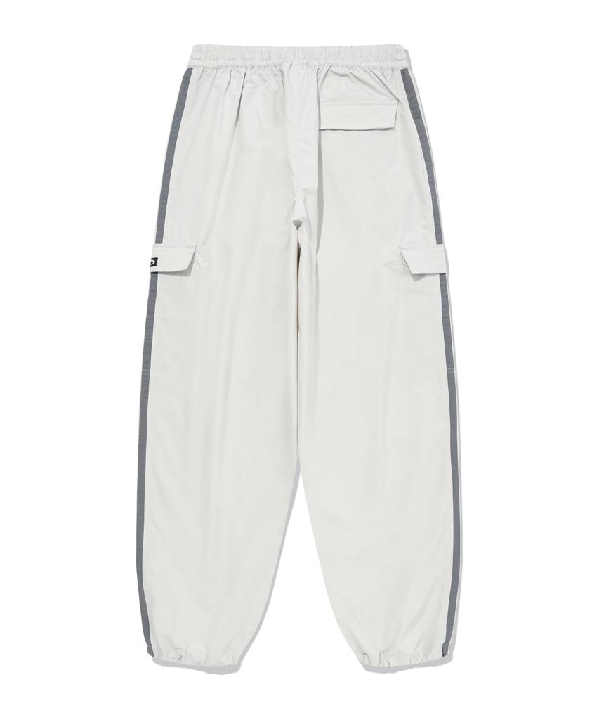 PHYSICAL DEPARTMENT Color Block Stitch Track Pants Ivory