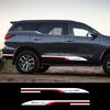 2PCS Car Side Door Stickers For Toyota FORTUNER 4x4 Off Road Cool Graphic Styling Tuning Auto Accessories Vinyl Film Decals