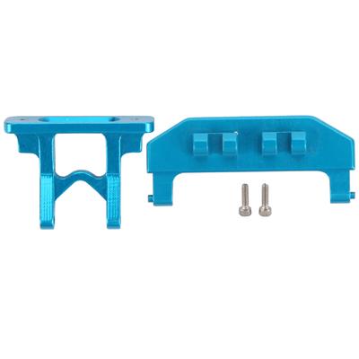 Aluminium Alloy Rear Body Shell Connection Mount Support for Axial SCX24 90081 1 24 RC CarBlue