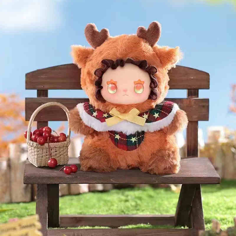Lovely Emma Pocket Zoo Vinyl Plush Blind Box Doll Trendy Model Backpack Pendant Desktop Decor Birthday Gifts Toy Ornament Gifts