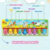 Kids Piano Mat 110cm, Animal Sounds, Dual Mode Music Toy, Artistic Motor Skill Toy,Foldable Toddler Learning Mat