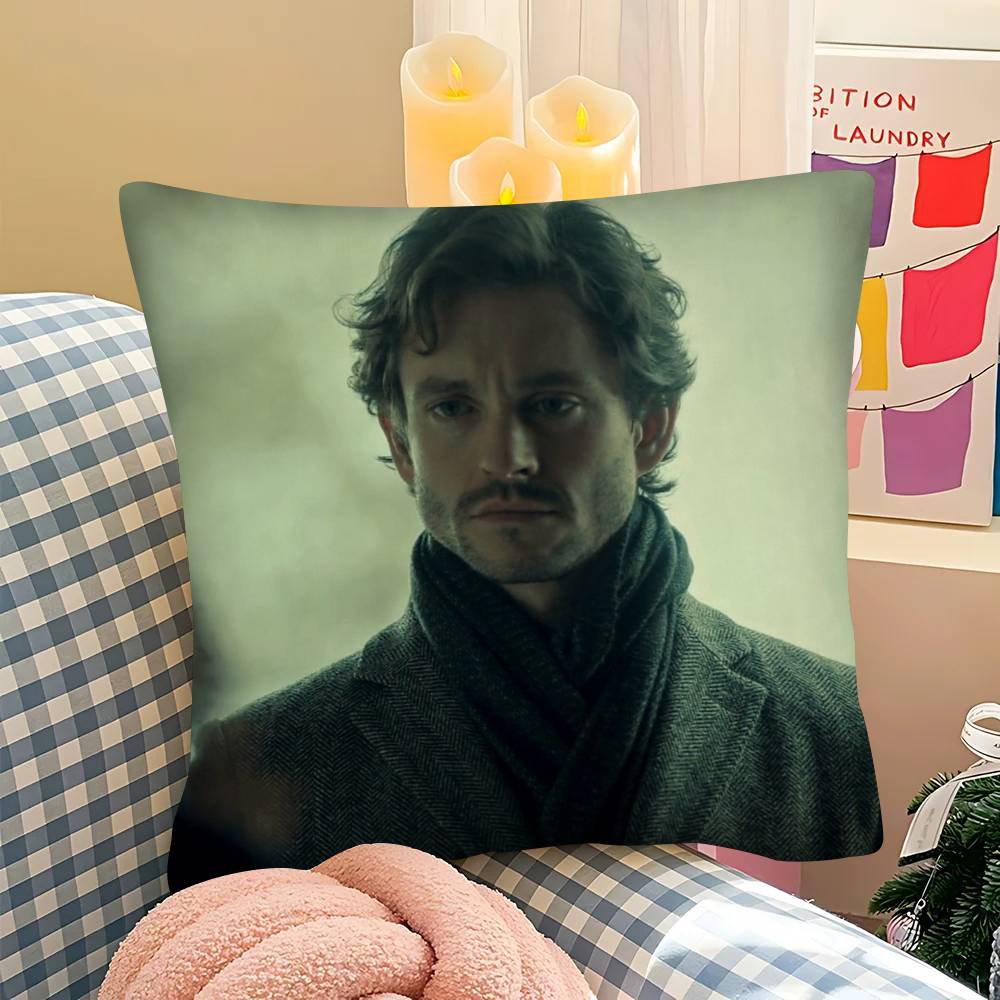 

1pc Will Graham Pillow Case Fashion Square Pillowcase Bedroom Sofa Room Ins Decoration Leisure 40x40cm