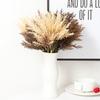 Plastic Wheat Grass Artificial Plants Bouquet DIY Flower Arrangement Decoration Scrapbooking Handcraft Accessories Fake Flowers