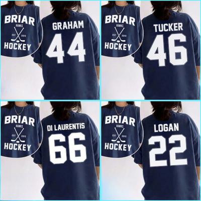 New 2026 Summer Briar Hockey Jersey Offcampus Jersey Hockey Rounisexce Tshirt Unisexs And Unisexs Sports Tshirt