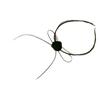 Leder Blume Schleife Perle Halskette Damen Retro Nische Persönlichkeit Vielseitig Temperament Mode Halskette Schlüsselbein Kette