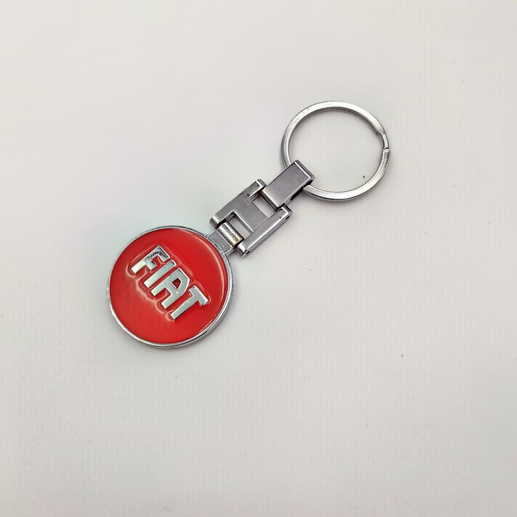 1 STK FIAT Abzeichen Schlüsselanhänger Anhänger Autoschlüsselanhänger Zubehör FÜR FIAT 500 Ducato Panda Grande Punto Tipo Abarth Pulse Strada 600 Doblo