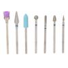 7pcs Nail Drill Bit Set Stainless Steel Portable Professional Fast Removal Nail Grinding Bits