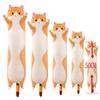 New Arrive 50cm Cute Soft Long Cat Boyfriend Plush Toys Stuffed Pause Office Nap Sleep Pillow Cushion Gift Doll for Boys  Girls